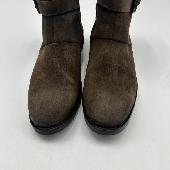 Johnston & Murphy Mens Brown Gunsmoke Suede Leather Whitaker Hbt Ankle Boot 10.5 main image 12